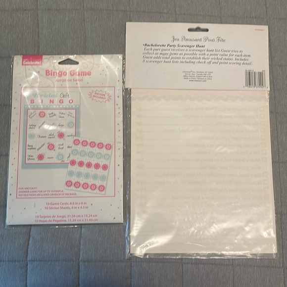 3/$15 Bridal Bingo/ Bachelorette Party Game - Picture 2 of 2